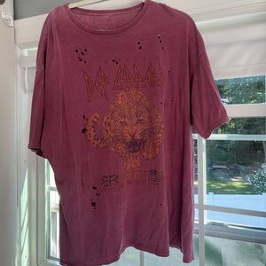 Oversized urban outfitters band tee